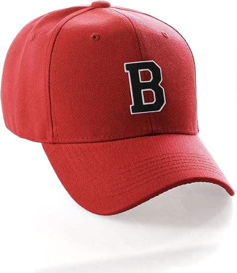 custom red baseball cap