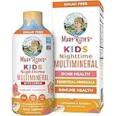 Kids Liquid Nighttime Multimineral by MaryRuth's | Bone Health | Immune Function | Bedtime Supplement | Kids Vitamins | Magne