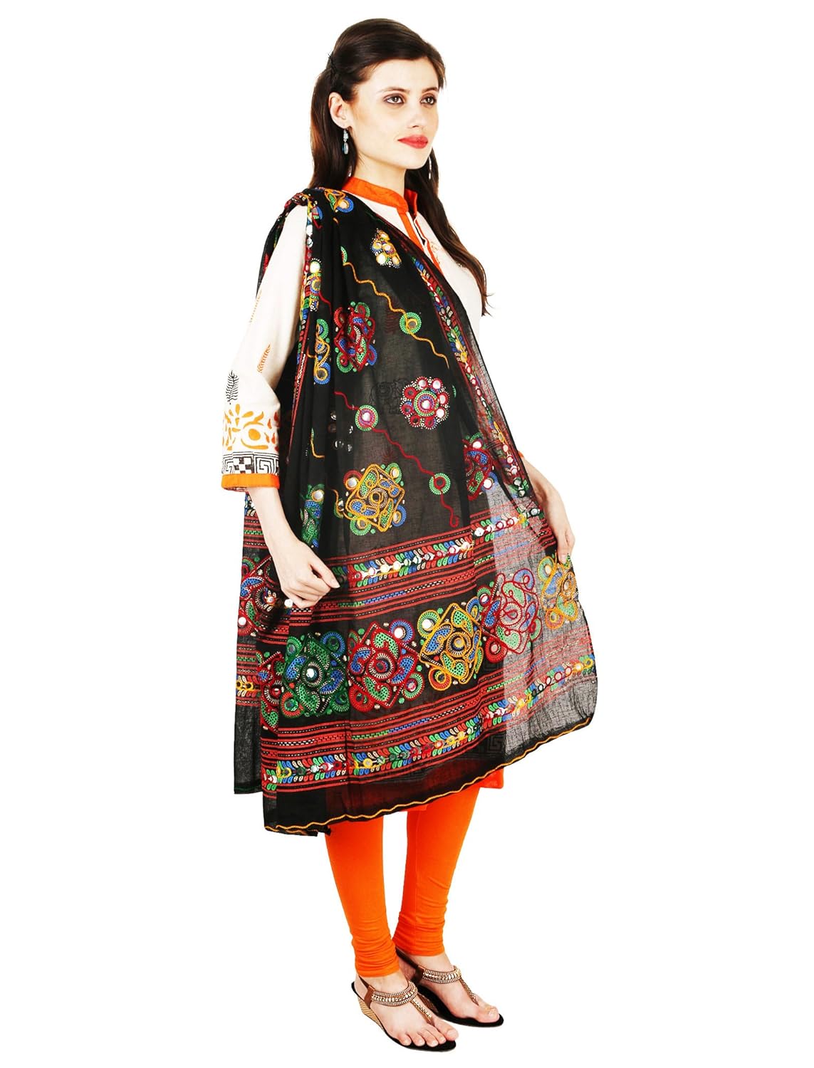 vastraa fusion women's cotton dupatta