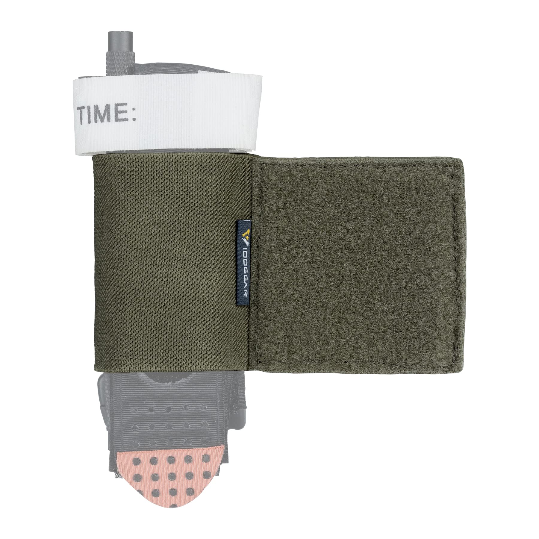 IDOGEAR Tactical Tourniquet Holder for Duty Belt Elastic TQ Tourniquet Kit Pouch Tactical Belt Vest Chest Rig Bags (Ranger Green)