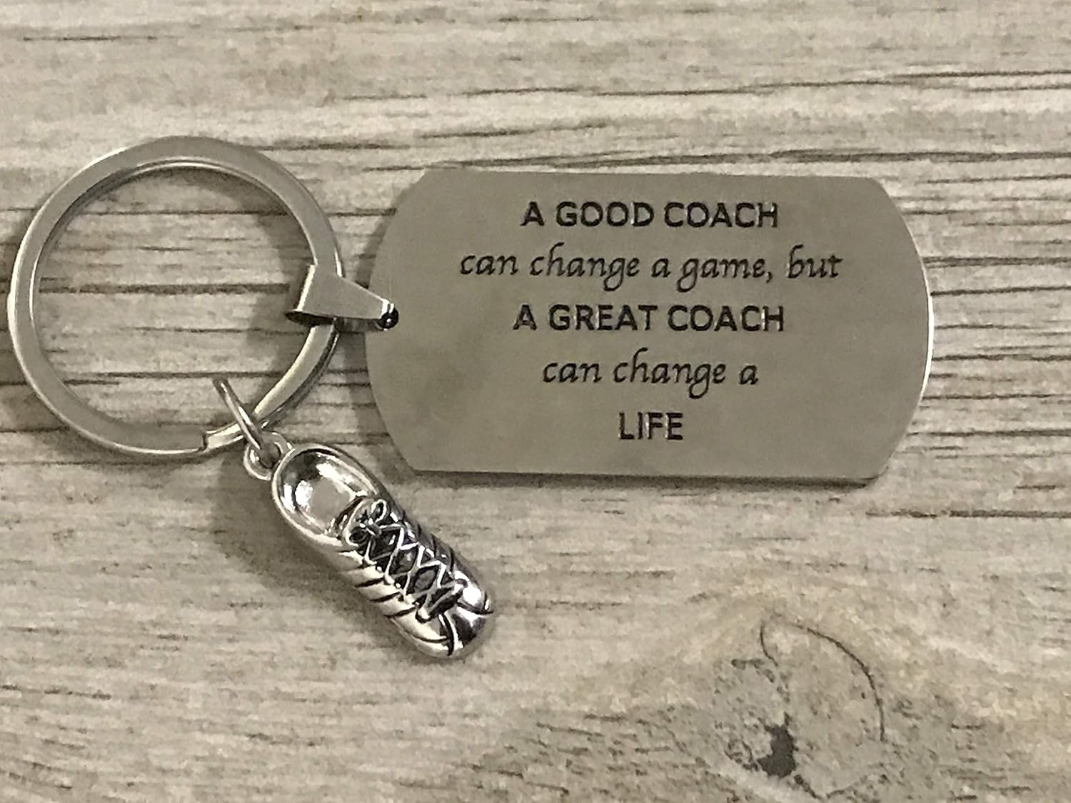 Track Coach Keychain, Running Coach Gifts, A Good Coach Can