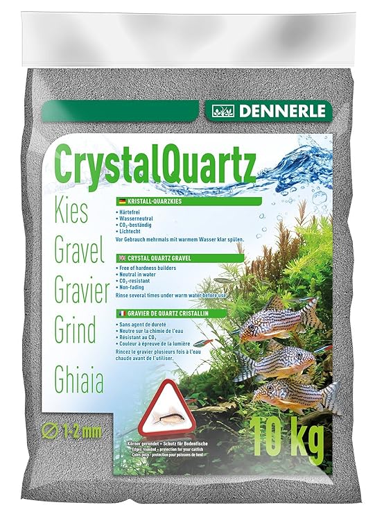 Dennerle Kristall-Quarzkies Schiefergrau 5 oder 10 Kg