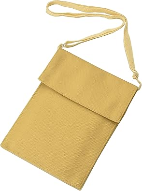 Amazon Co Jp Kuai パスポートケース サコッシュ ポシェット 首下げ 帆布 カラフル おしゃれ かわいい 海外旅行 軽量 大容量 貴重品ケース ベージュ シューズ バッグ