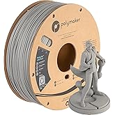 Polymaker LW-PLA 3D Printing Filament 1.75mm, 0.8kg, Grey | Pre-foamed lightweight PLA with 0.9 g/cm3 density and matte finish for RC aircraft parts and weight-sensitive prints