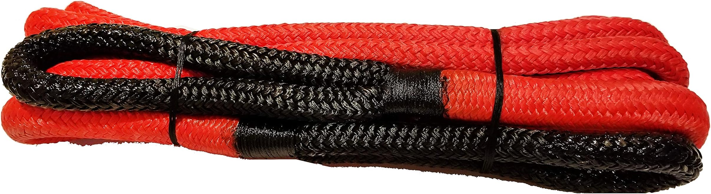 Red Kinetic Recovery Rope - Recoil Tow Rope 1" X 20' (45,000 Lbs) - 3 Year Warranty