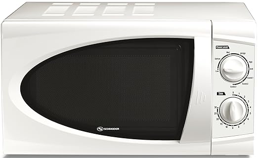 Schneider - Microondas Smw5, 20L, 700W Singrill 45X25X29F, Blanco