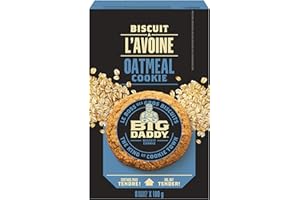 BIG DADDY Cookies Oatmeal Cookies, Soft & Tender Home-baked Style Gourmet Cookies, Contains 8 cookies (Individually Wrapped),
