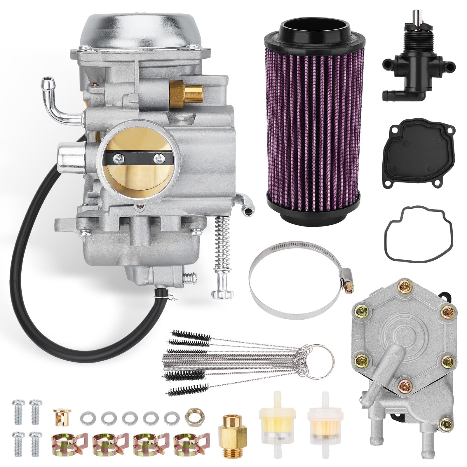 Photo 1 of Carburetor Kit, with Fuel Pump&Air Filter Compatible with Polaris Sportsman 300 335 400 450 500 600 700 Ranger 400 425 500 Polaris Trail Boss 330 325 Magnum 325 330 425 500#1203059, 1203060