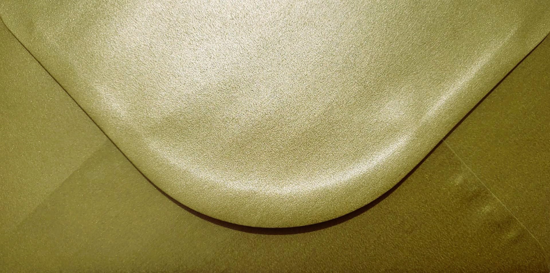 Karma Krafts DL Metallic Gold Envelopes – 110 x 220mm 100gsm Gummed Diamond Flap – White Inside – Luxury Invitation Envelopes – Pack of 25