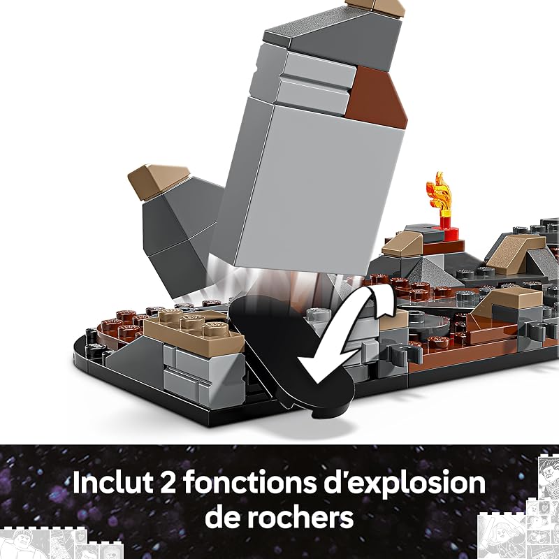 ǀ Marvel Combat Final d’Avengers : Endgame - Jeu de Construction avec Figurine de Thanos, Robot Ant-Man & Captain America, Black Panther, Iron Man & Doctor Strange - Cadeau Garçon ou Fille 76323 — photo 5 sur 8