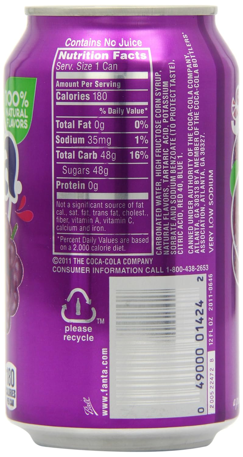 31 Fanta Nutrition Label Labels For Your Ideas