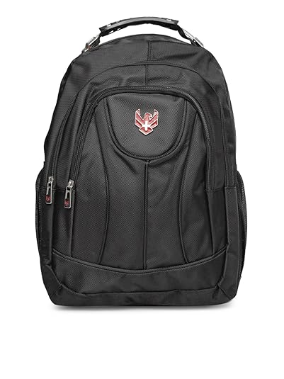 Swiss Eagle 24 Litre Black Laptop Backpack - (SE3710BKRD)