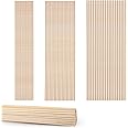 AIEX 150pcs 12in Balsa Wood Sticks, Natural Hardwood Square Dowels Unfinished Wood Strips Wooden Dowels Craft Dowel Sticks Wo