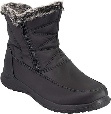womens snow boots with zipper