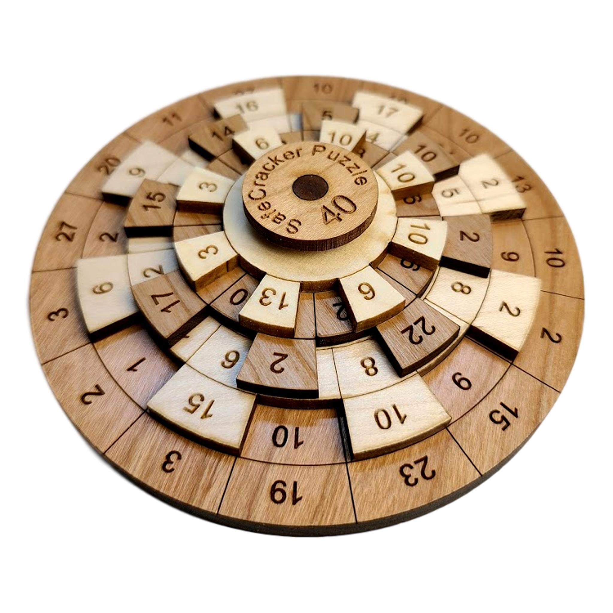 Photo 1 of Creative Crafthouse Safecracker 40 - Laser Engraved Math Puzzle for Teens - Handmade in the USA