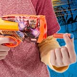 Nerf Marvel Iron Man Dart Blaster 2-Dart Capacity with 4 Darts Ages 8+ view 6