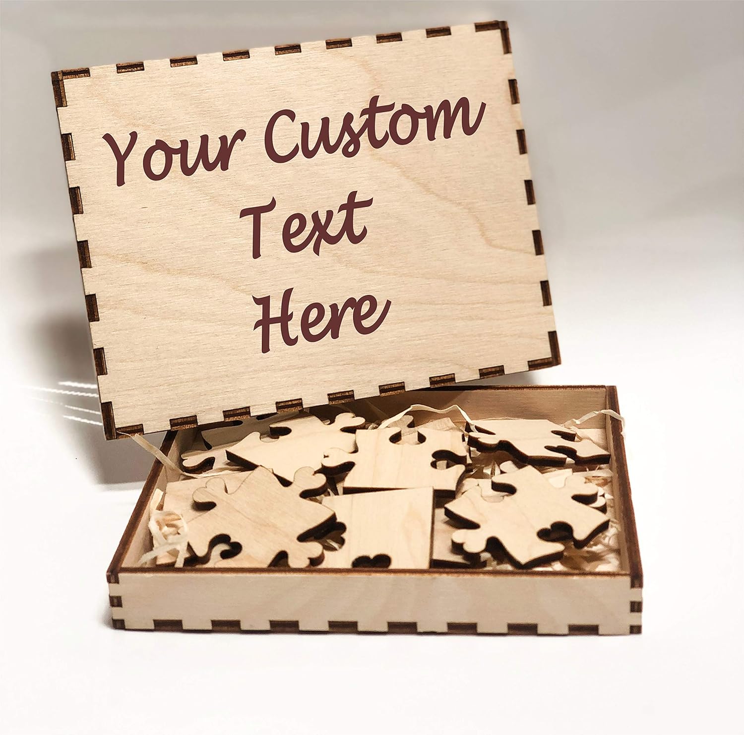 personalised wooden puzzle set