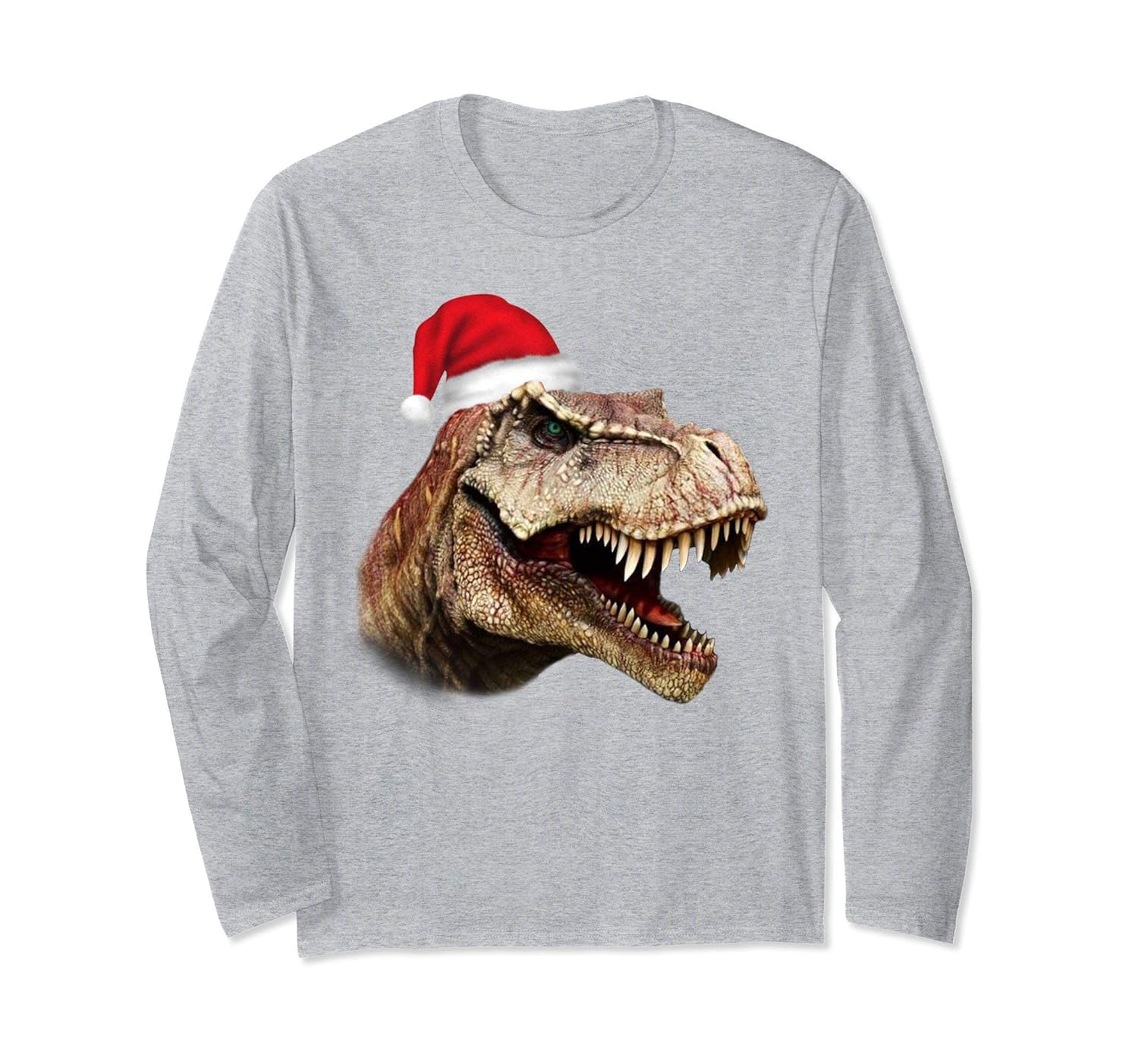 T Rex In Santa Hat Shirt Cool Christmas T Rex T Shirtln Lntee