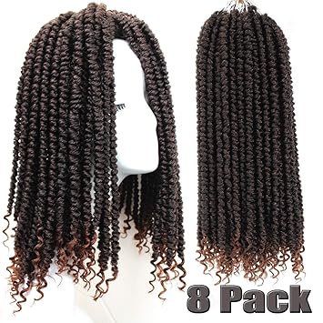 Amazon Com 8 Pcs Spring Senegalese Twist Crochet Hair 14 Inches