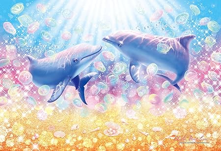 Amazon 300ピース ジグソーパズル ラッセン ロマンティック マリン 光るパズル 26x38cm ジグソーパズル おもちゃ