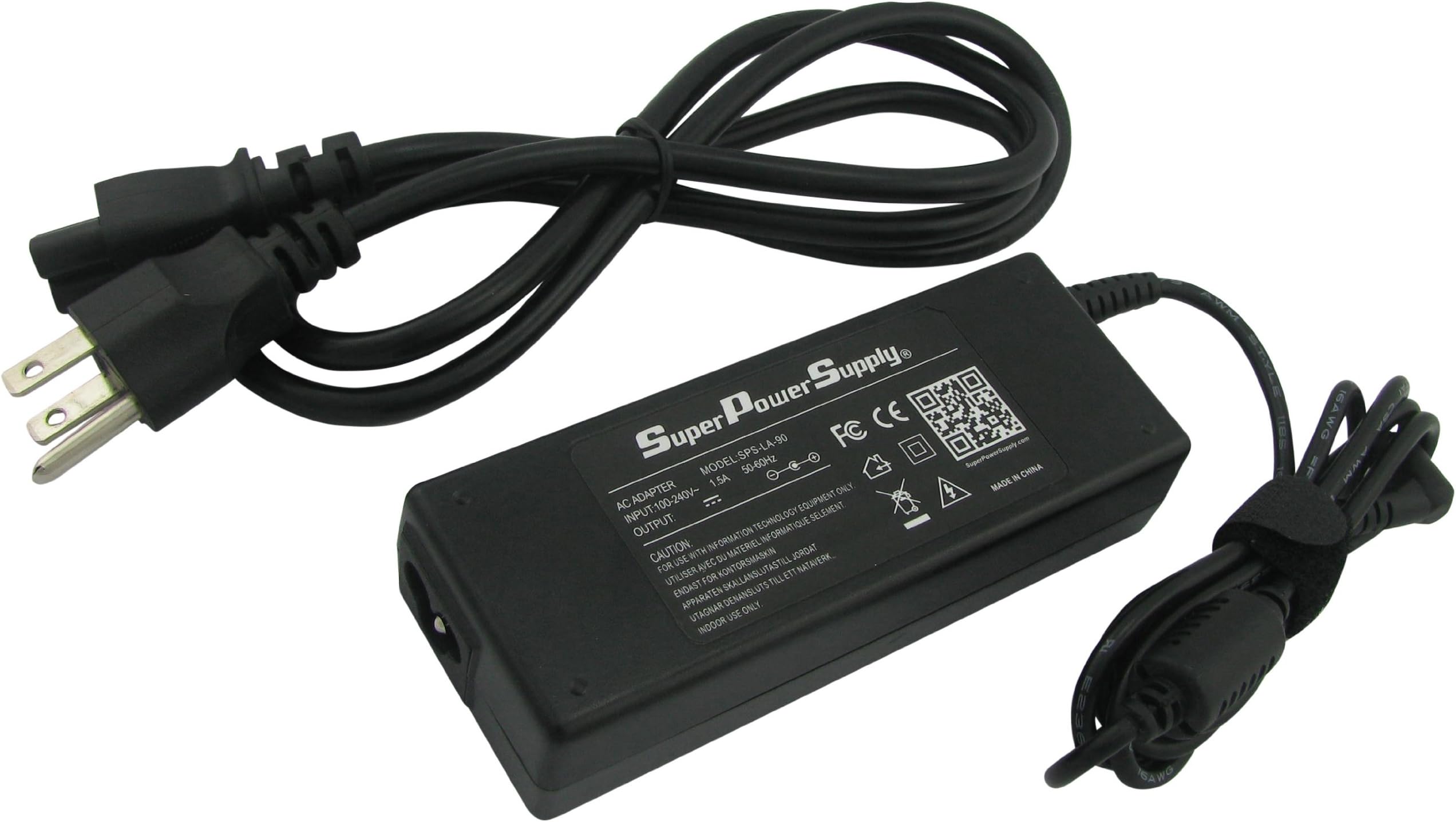 Super Power Supply AC / DC Laptop Adapter Charger Cord Replacement for Sony Vaio Vpceg34fx/b Vpceg37fm/w Vpceh34fx/l Vpceh35fm/p Vpceh35fm/w Vpceh36fx/p Vpceh36fx/w Vpcee42fx/wi Vpceg32fx/w Vpceg3agx/b Vpceh3dgx/b Vpcsa31fx/si Vpcsc41fm/s Vpcca22fx/b Vpcee42fx/bj Vpceg21fx/b Vpceg32fx/b ; 90 Watt Netbook Notebook Battery Plug
