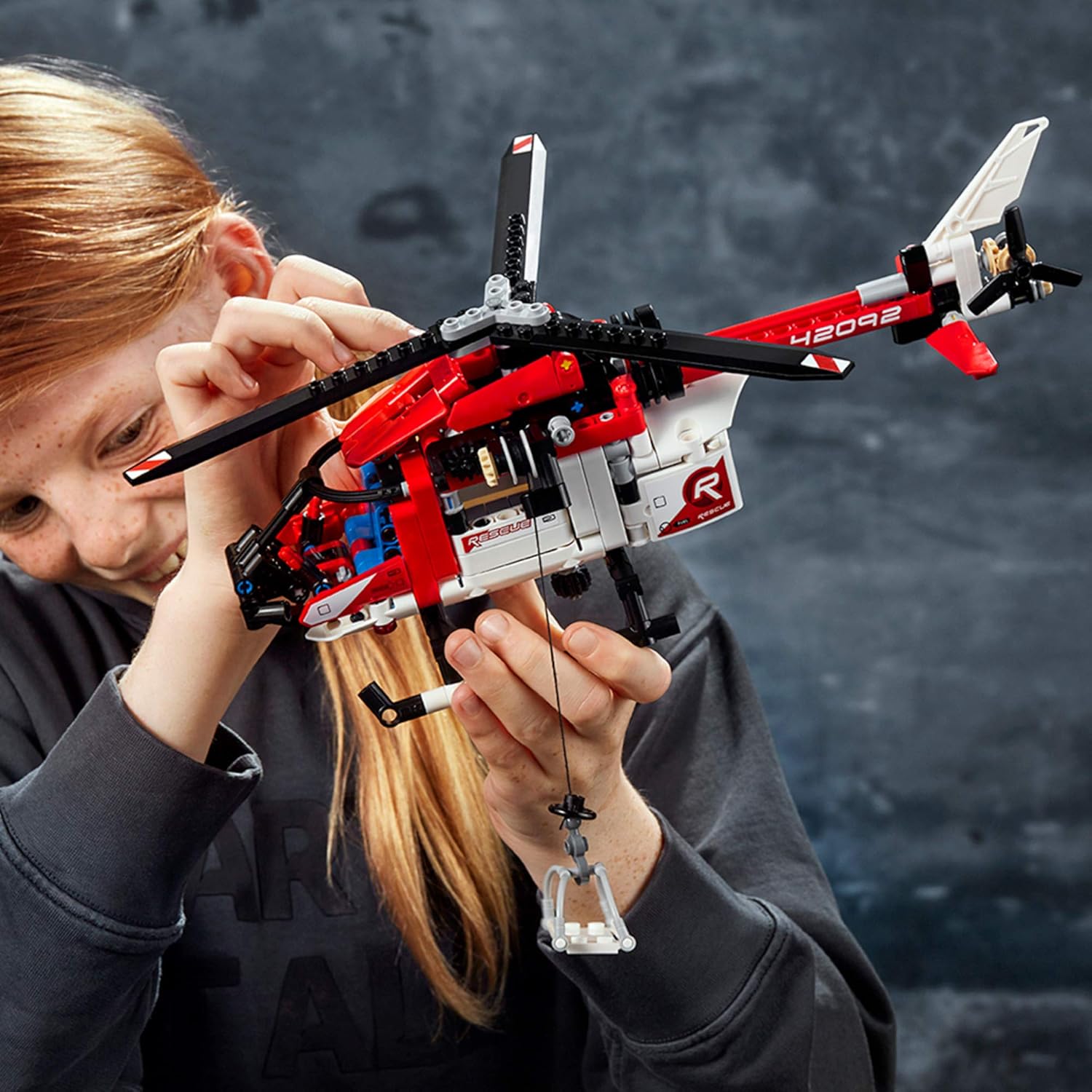 lego technic helicopter 42092