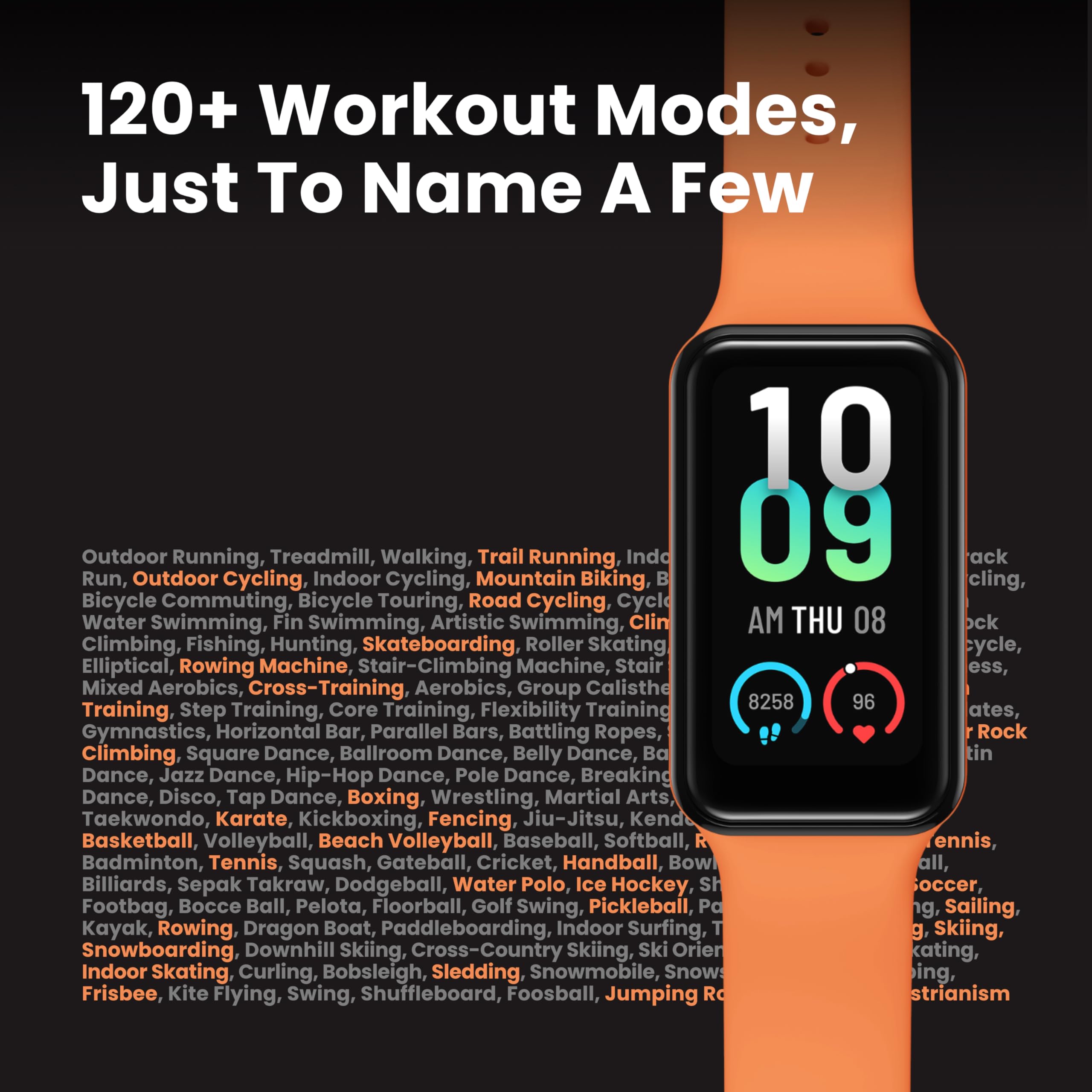 Amazfit Band 7 Fitness and Activity Trackers and Smartwatches, Heart Rate, SpO2, Sleep Analysis, Amazon Alexa Built-In, 18-Day Battery, Black
