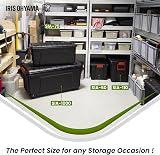 Iris Ohyama Large 75L Storage Boxes with Lids 3 Pack SIA-75 view 7