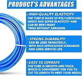ERGAOBOY 12mm OD 8mm ID PU Air Hose 10M with Pneumatic Connector Kit Blue view 4