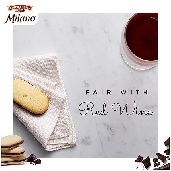 PEPPERIDGE FARM MILANO MILK CHOCOLATE COOKIES, 6 OZ BAG (15 COOKIES)