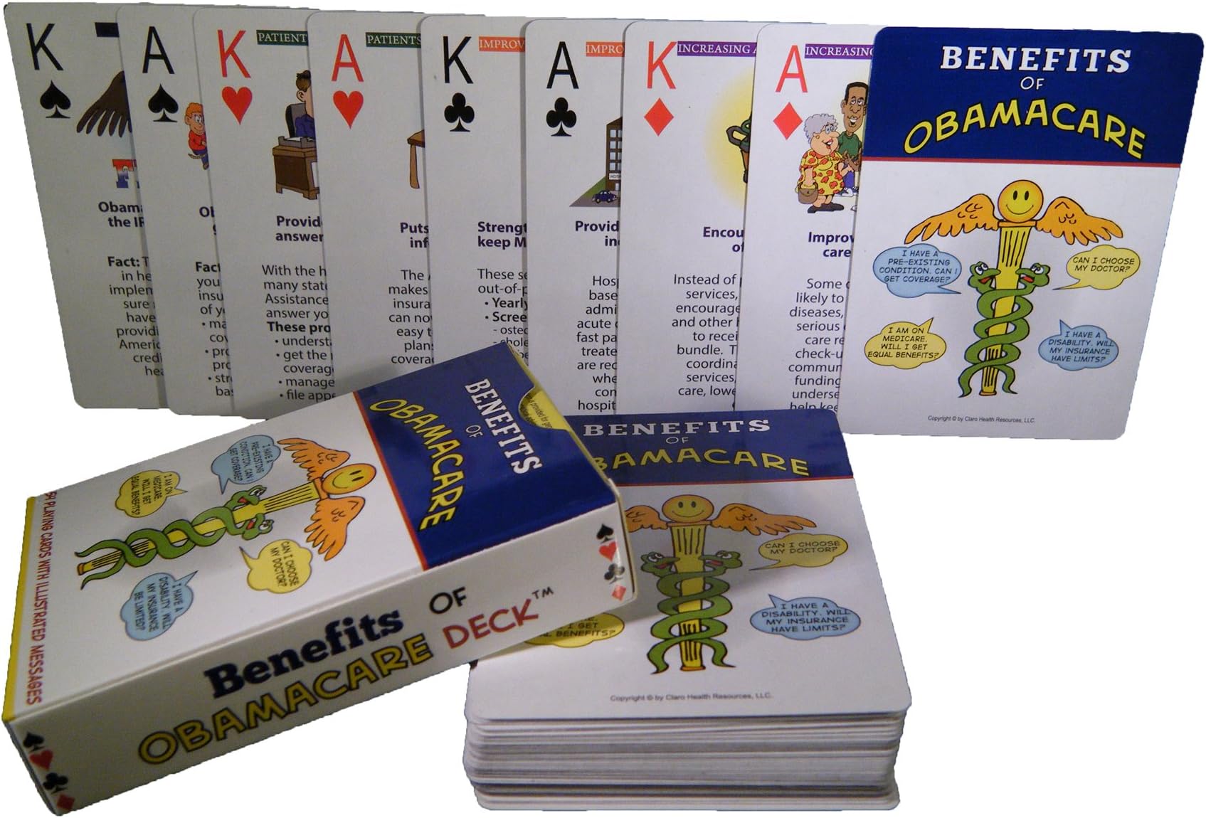 Benefits of Obamacare Playing Cards