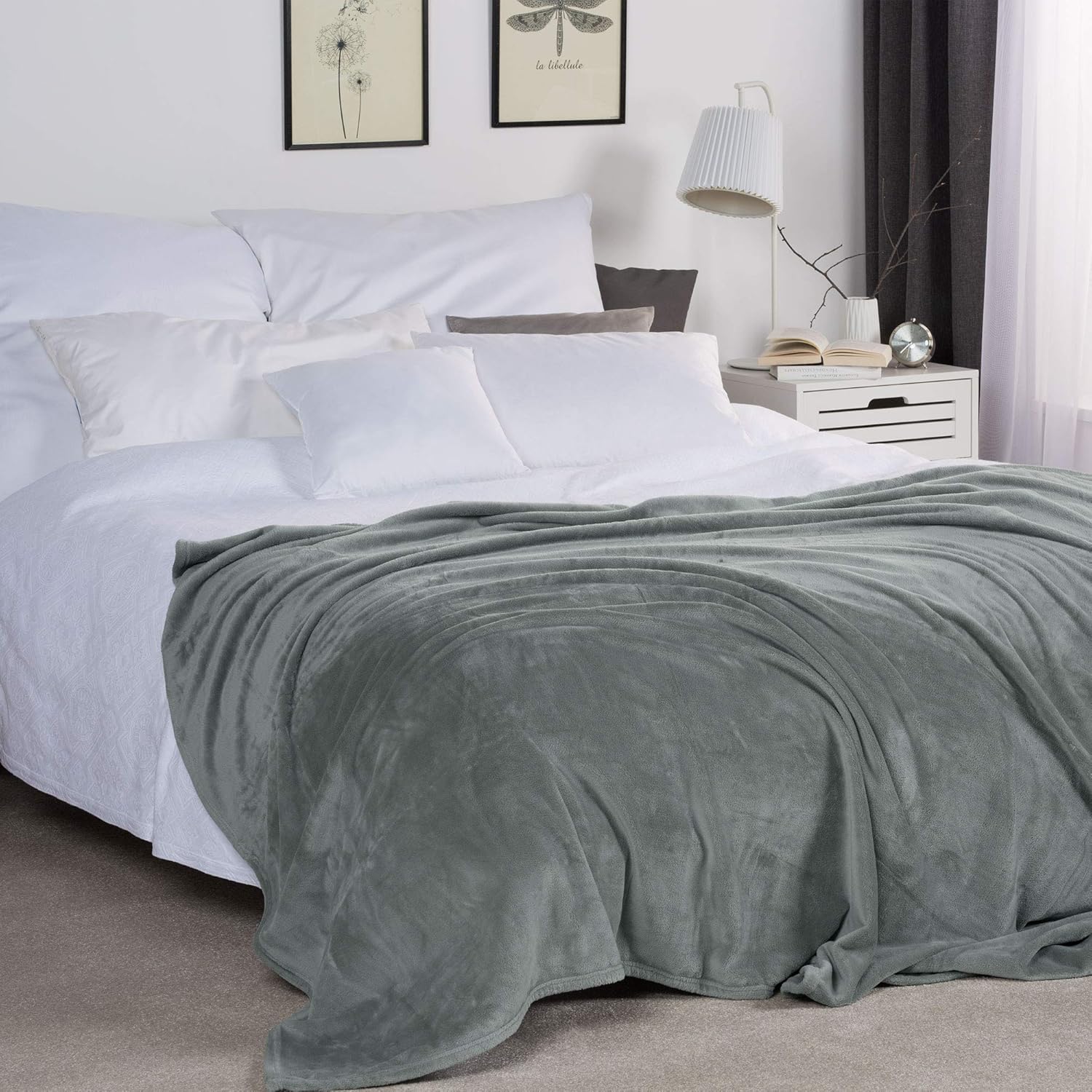 öko Tex Beautissu Couverture Polaire Couvre Lit Aurelia 150