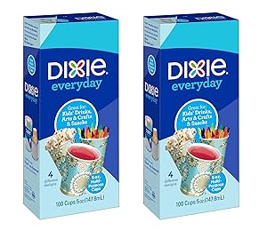 Dixie Bath Cups, Prints - 5 oz - 100 ct - 2 pk