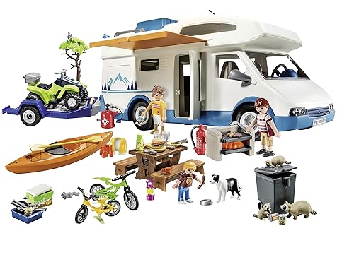 Playmobil Camping Mega Set Toy, Multicolor in Oman Whizz Dress