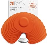 NOT JUST A PATCH Freestyle Libre 2 Patch Covers 20 Pack Orange