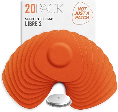 NOT JUST A PATCH Freestyle Libre 2 Patch Covers 20 Pack Orange