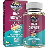 Garden of Life Hair Growth DuoCaps for Women and Men, 30ct