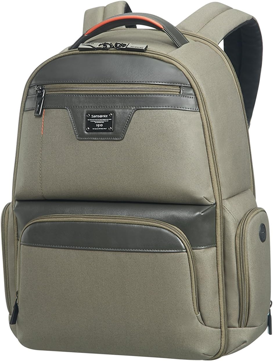 SAMSONITE Laptop Backpack 15.6" (Taupe) Zenith Casual Daypack, 49 cm, Brown Amazon.co.uk Luggage
