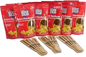 XSORB Rock Solid Paint Hardener, 1 Liter Bags, Case of 12, with Stir Sticks