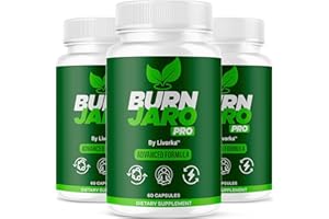 LIVORKA (3 Pack) Burn Jaro Pro - BurnJaro Pink Salt Capsules Pro, BurnJaro Pro Pills, Official Advanced Formula Burn Jaro Pro Supplement Pills Natural Ingredients Reviews, 180 Capsules for 3 Months