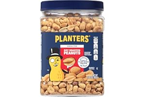 Planters Unsalted Dry Roasted Peanuts, 35 Ounce
