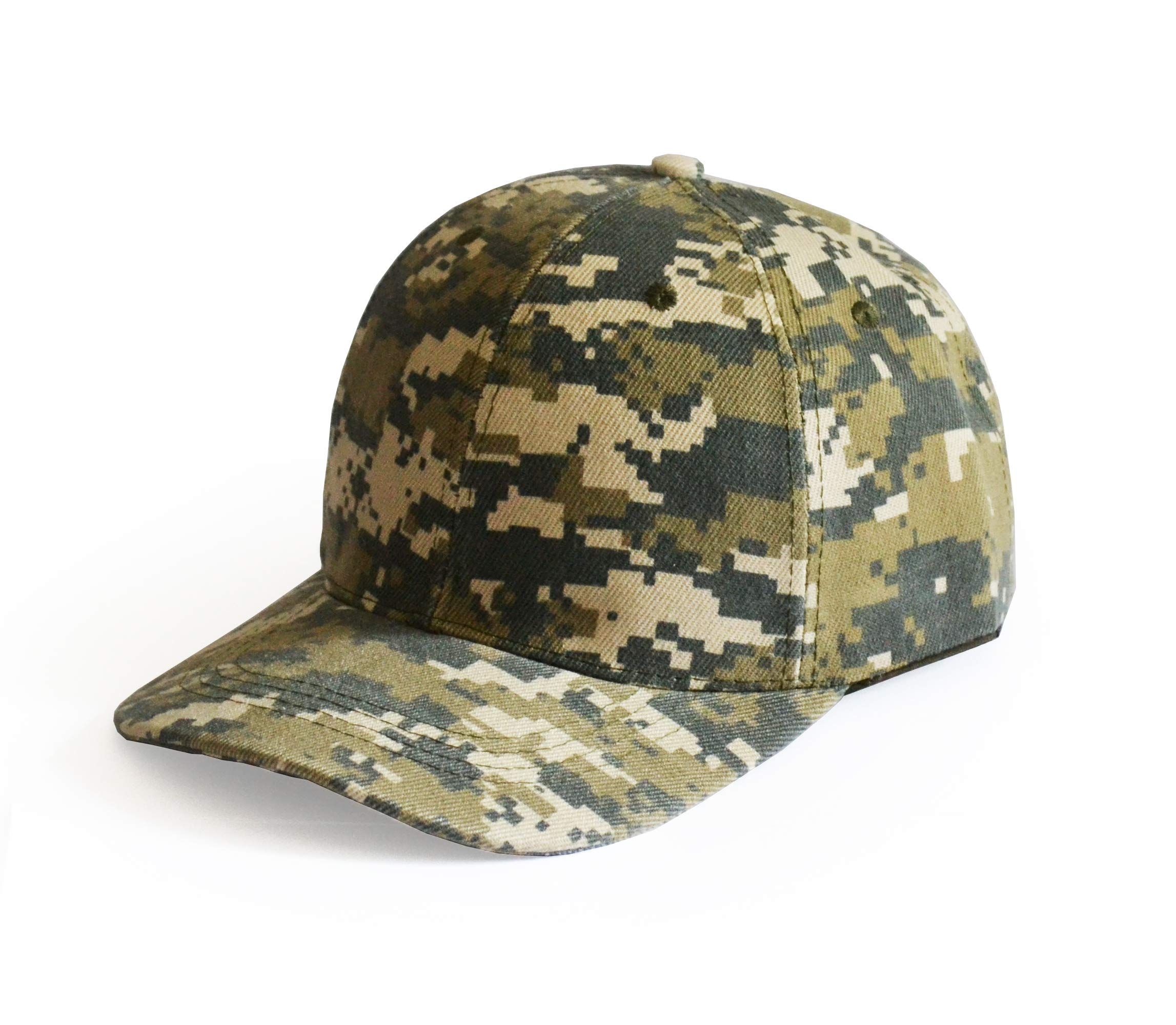 UltraKey Mens Womens Army Military Baseball Cap Camouflage Hats for Hunting Fishing Outdoor Activities Digital Camouflage