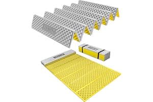 RYTMAT Outdoor Camping Sleeping Mat R-Value 2.1 Ultralight Waterproof Folding Mat, Portable Sitting Pad for Hiking and Camping (70.8"x23.6"x0.7")