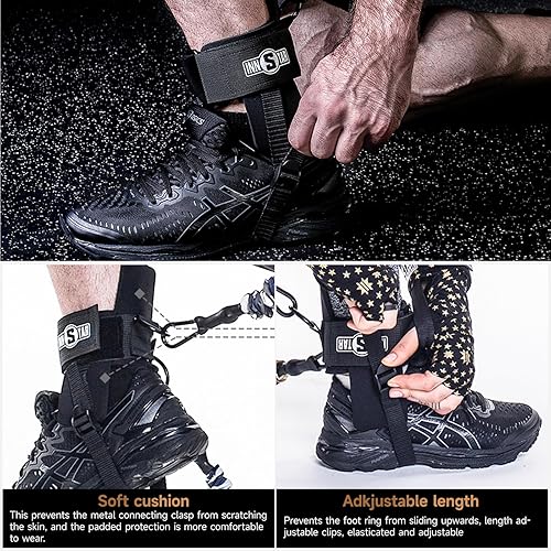 INNSTAR Vertical Jump Trainer Leg Strength Resistance Bands Set for  Basketball Triple Jump Football Volleyball