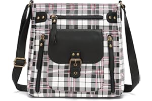 KL928 Crossbody Bags for Women, Multi Pocket Shoulder Bags, Medium PU Leather Cross Body Purses