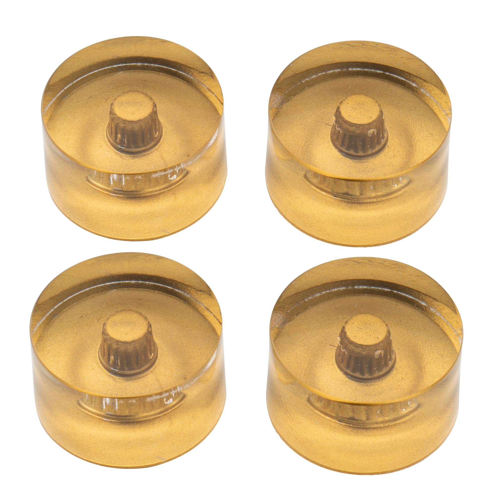 Musiclily Pro Metric Size 18 Splines Guitar Speed Knobs for Gretsch Streamliner Style, Gold (Set of 4)