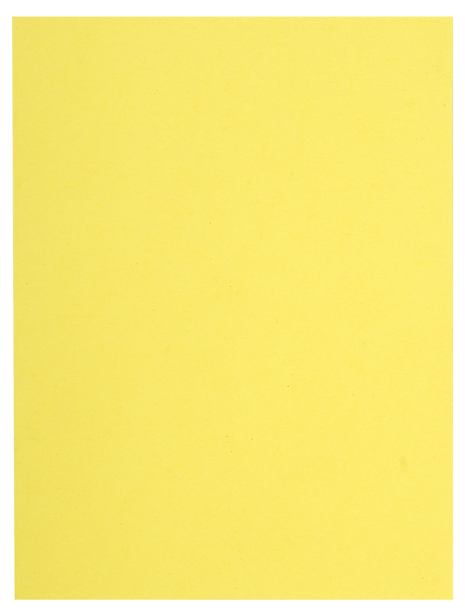 Exacompta - Ref 150005E - Forever Collection - Flash Square Cut Folders - 220 x 310mm in Size, Suitable for A4 Documents, 80gsm Recycled Paper - Yellow (100 Pack)