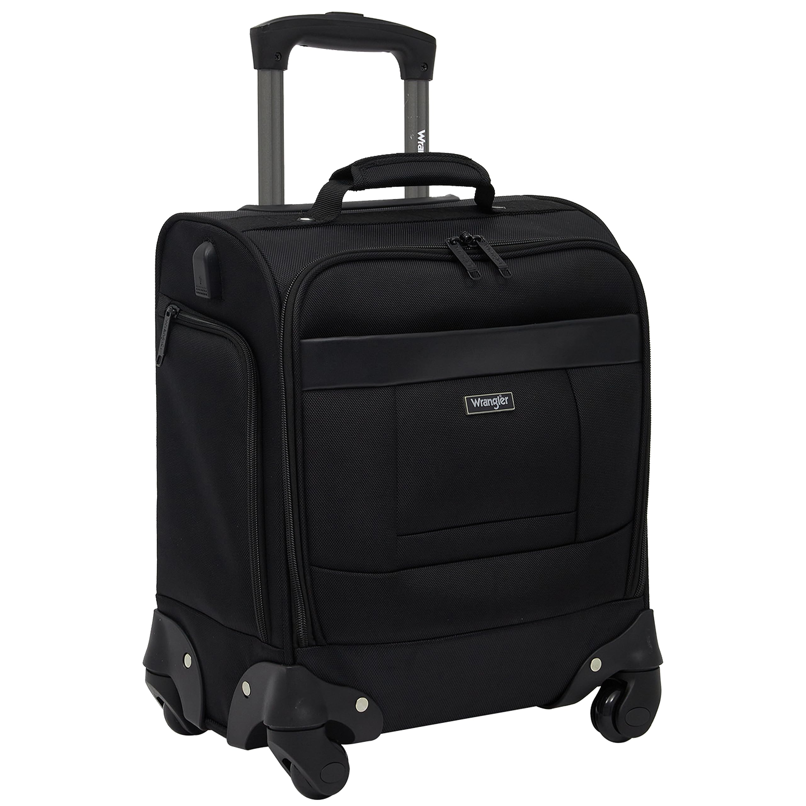 Wrangler 22 Inch Carry On Luggage Spinner Carry On Suitcase