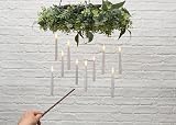 Noma Magic Candles with Wand Remote - 10 White Hanging LED Lights view 3