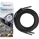 Ironlace Paracord, Midnight Black, 63"